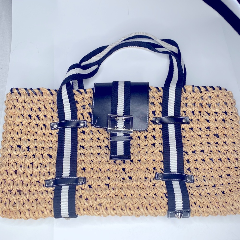 Max Azria woven bag